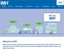 Tablet Screenshot of imhgroup.net
